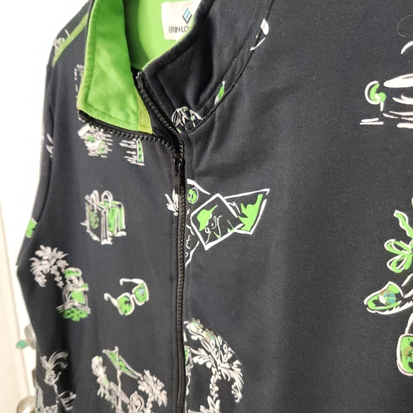 Women's Erin London Embellished Zip Up Jacket Size Large - Picture 4 of 7